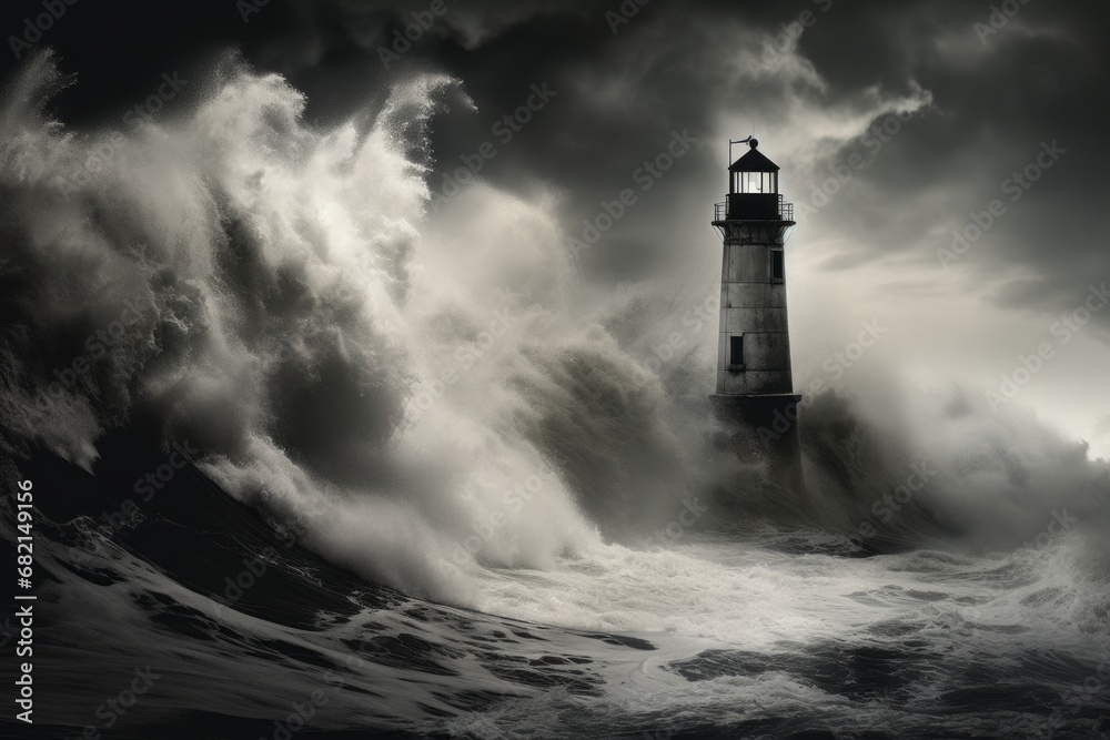 Lighthouse of Resilience: Guiding Light Through the Stormy Seas