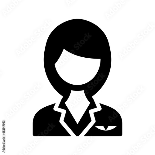 Air hostess icon