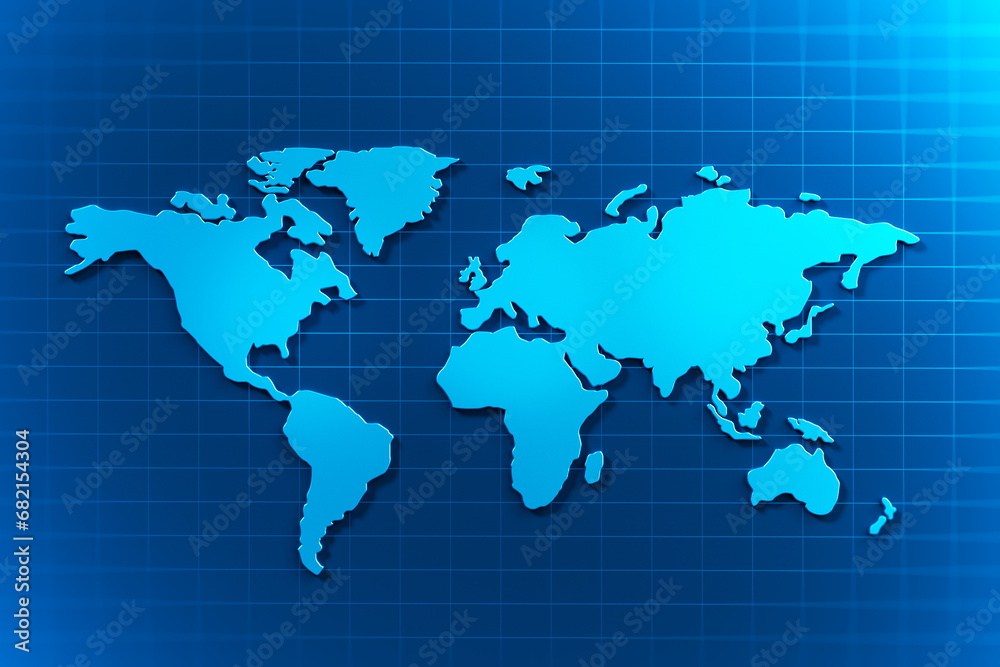 Blue digital world map 3d earth globe graphic design on 3d global planet international geography background of continent worldwide communication technology virtual cyberspace business network concept. Blue digital world map 3d earth globe graphic design on 3d global planet international geography background of continent worldwide communication technology virtual cyberspace business network concept.