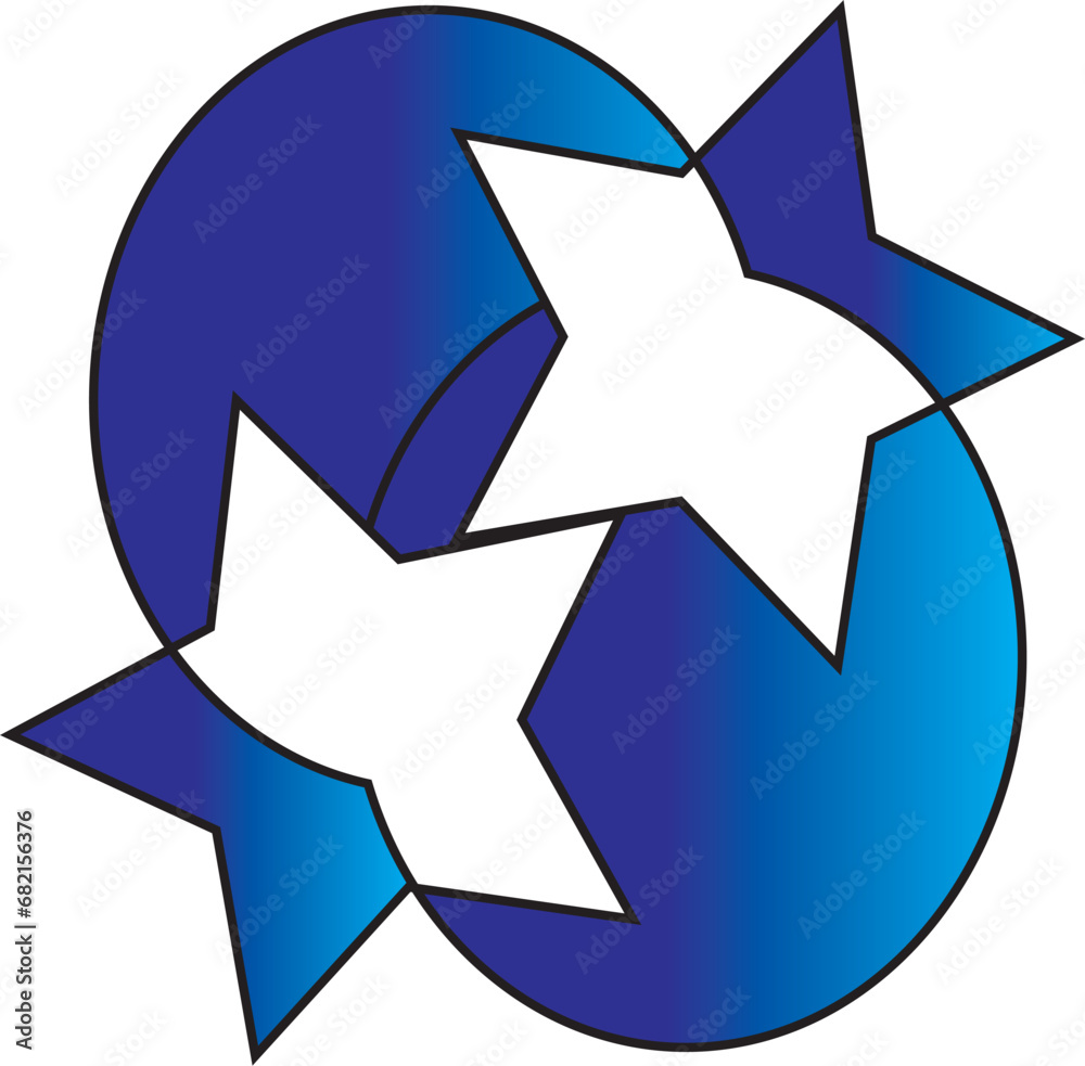 Blue Logo Design and Illustrator Blue Logo Design and Illustrator
