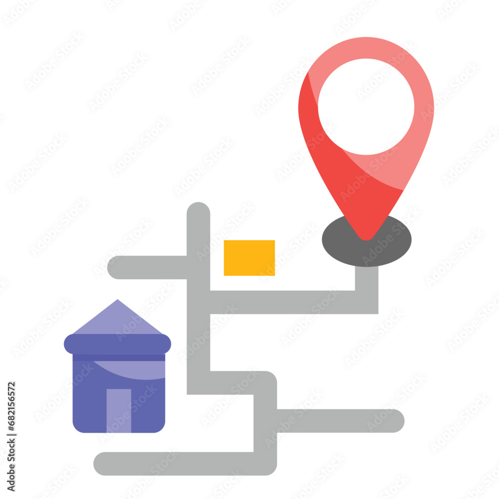 Fototapeta premium Commute Icon