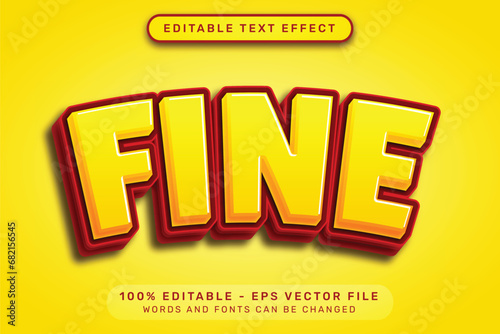 fine 3d text effect and editable text effect