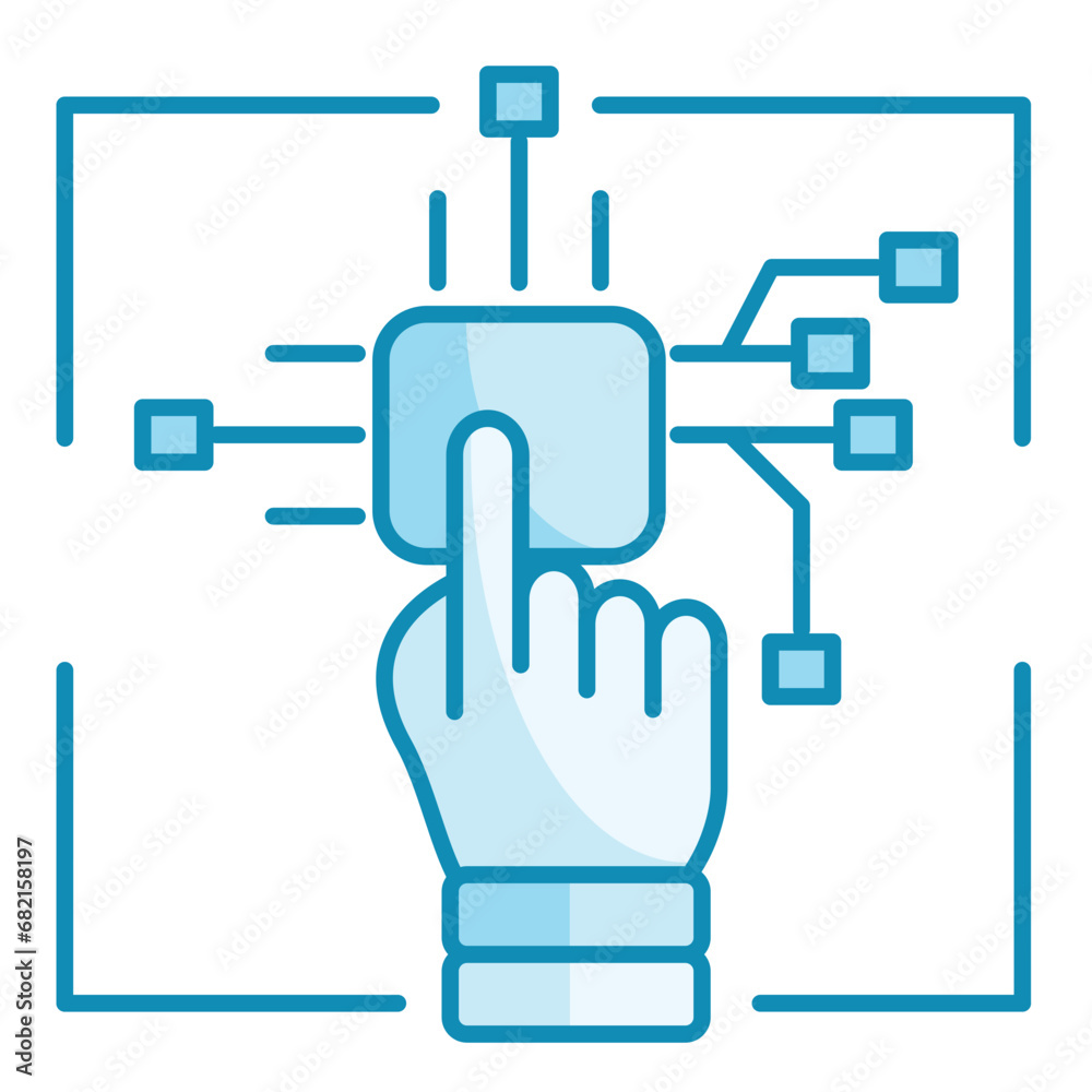 Digitalization Icon Digitalization Icon