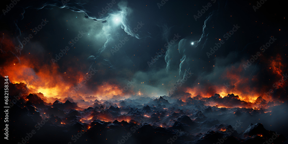 Cosmic Galaxy Universe Texture Background. Galactic Universe Delight. Astronomy's Canvas: Celestial Galaxy Textures