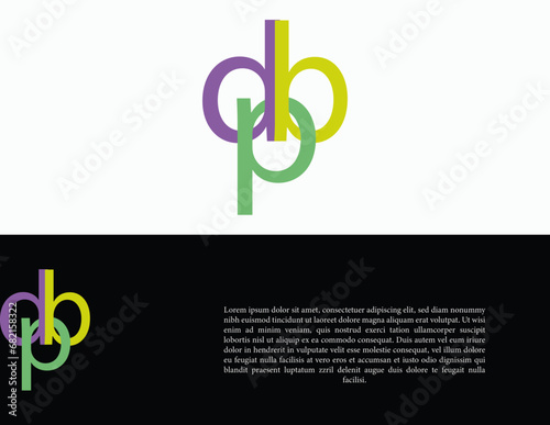 DBP Logo Design, Inspiration for a Unique Identity. Modern Elegance and Creative Design. Watermark Your Success with the Striking this Logo. photo