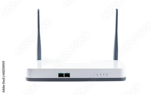 Capturing the Essence of the DSL Router in a Photo Isolated on a Transparent Background PNG.