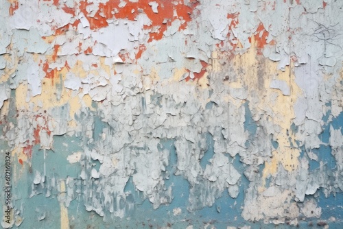 flaking paint texture on concrete wall
