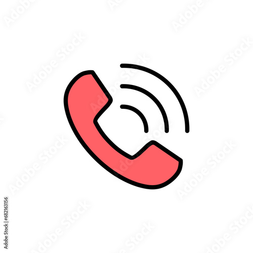 Call icon set illustration. telephone sign and symbol. phone icon. contact us