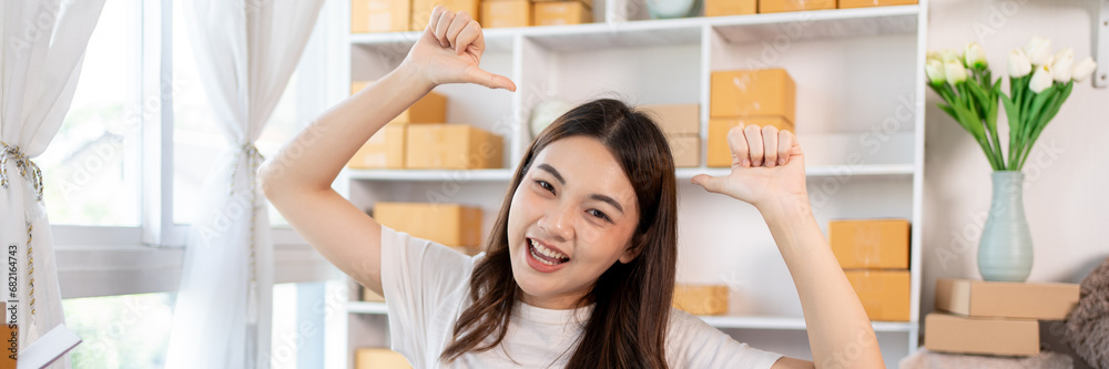 Empowering SMEs: Online Selling and Shipping for Small Business Owners, E-Commerce and Digital Commerce Concept. Empowering SMEs: Online Selling and Shipping for Small Business Owners, E-Commerce and Digital Commerce Concept.