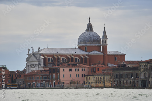 Church of the Most Holy Redeemer (Italian: Chiesa del Santissimo Redentore) on Guidecca island. VENICE - 4 MAY,2019