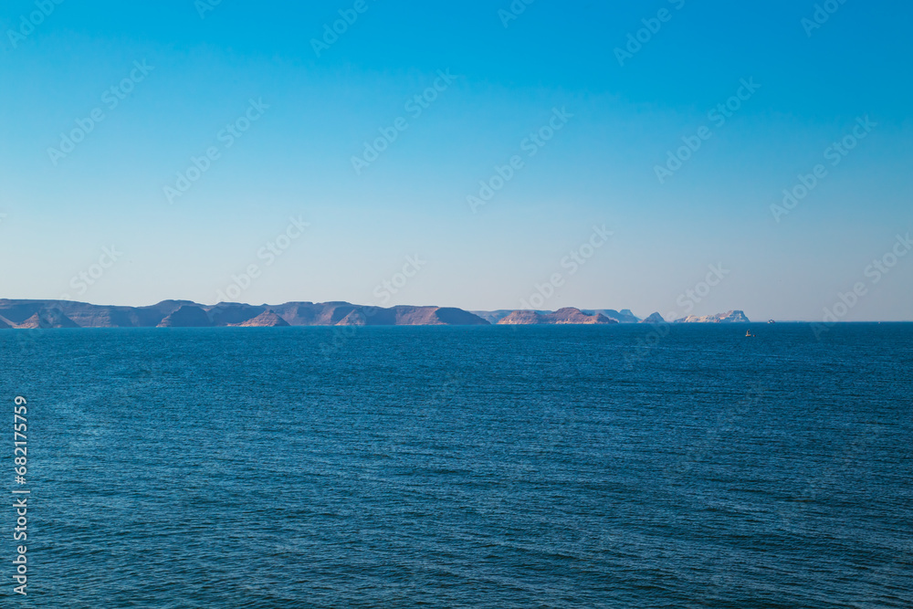 View from the Aswan Dam to Lake Nasser