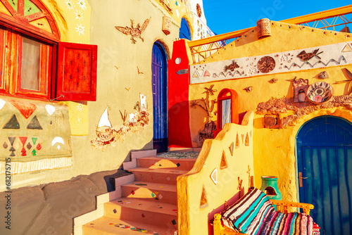Dawn in the famous Nubian village.