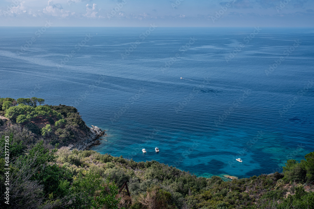 Isola d'Elba, vista sulla costa