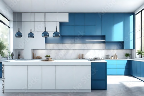 modern kitchen interior