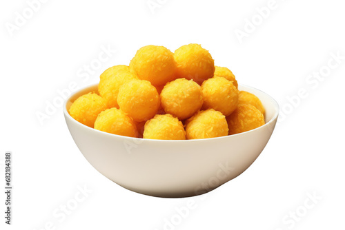 Delicious Boondi Ladoo Delight Isolated on Transparent Background