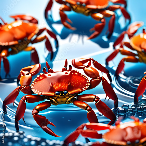 red crabs, AI-Generatet