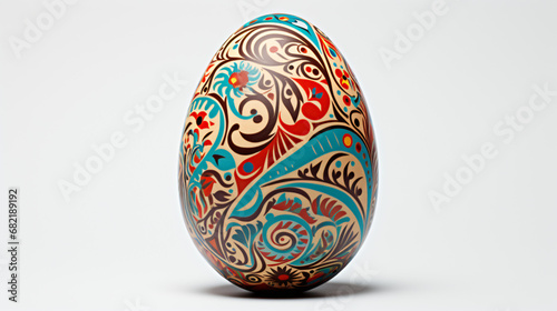 Easter Egg On white background