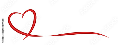 Symbol of the stylized red heart.