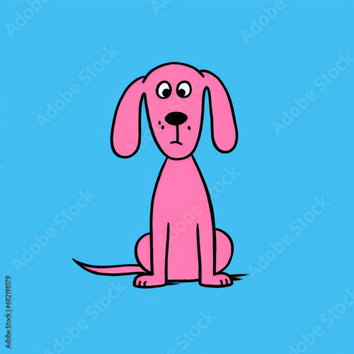 crappy drawing doodle dog