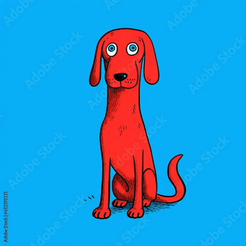 crappy drawing doodle dog