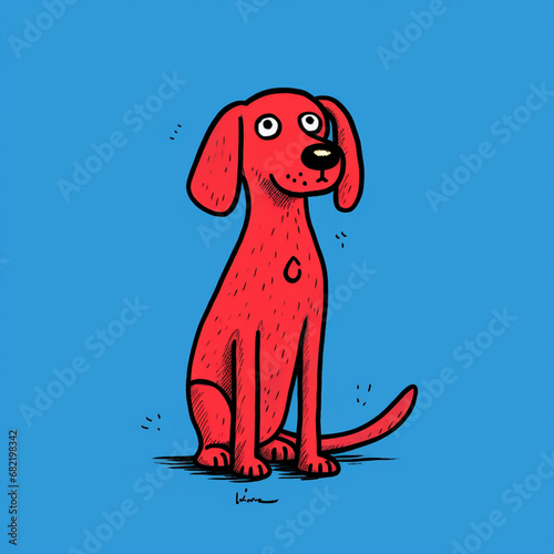 crappy drawing doodle dog