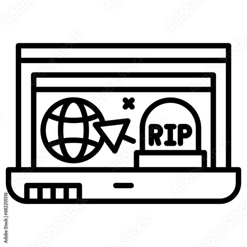 Website Dead Icon