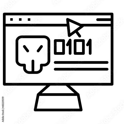 Website Hacked Icon