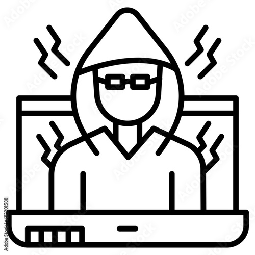 Cyber Attack Icon