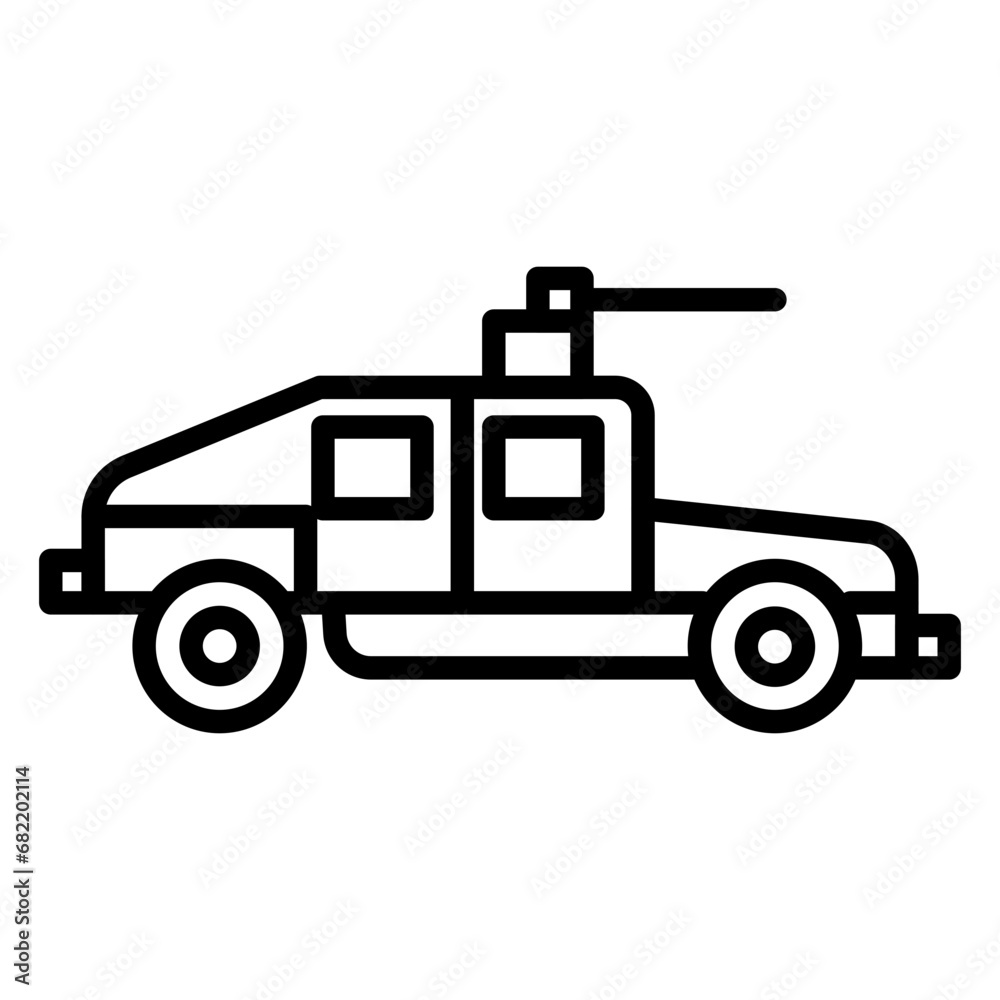 Army Car Icon