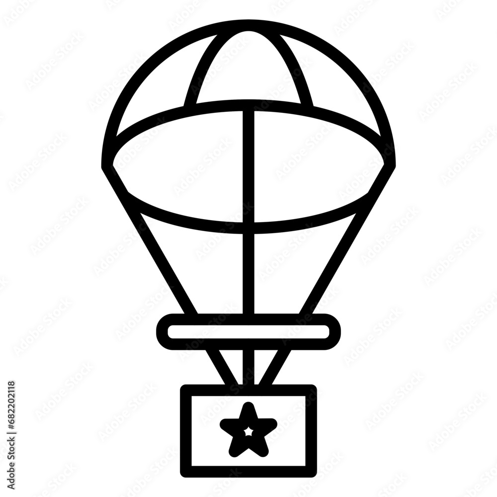 Army Parachute Icon Army Parachute Icon