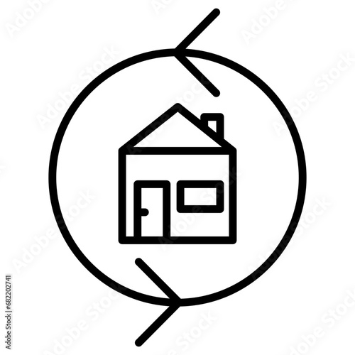 House Exchange Icon