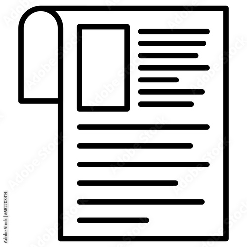 Newspaper Icon