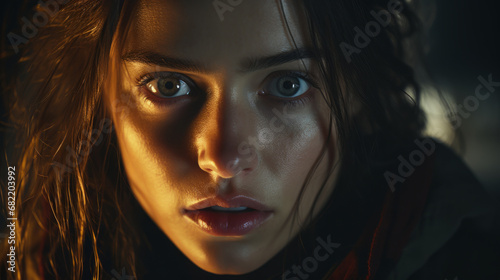 Close up of a woman, young and attractive © dejanskipina