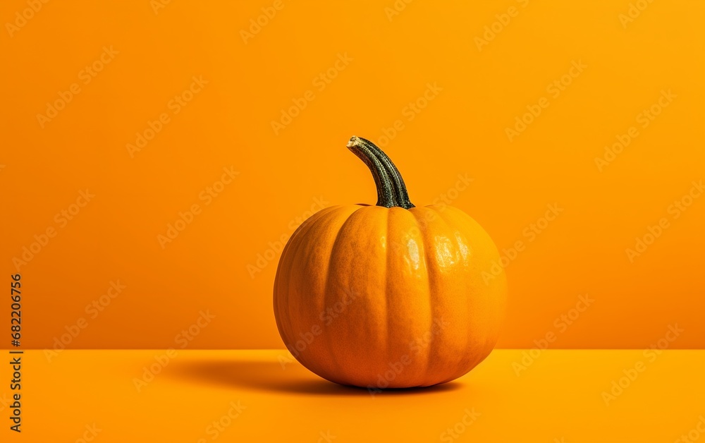 Perfect orange pumpkin on plain background. Perfect orange pumpkin on plain background.