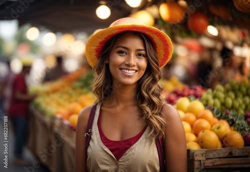 Healthy life concept, Beautiful white women wearing fruit theme, healthy living movement © MochSjamsul