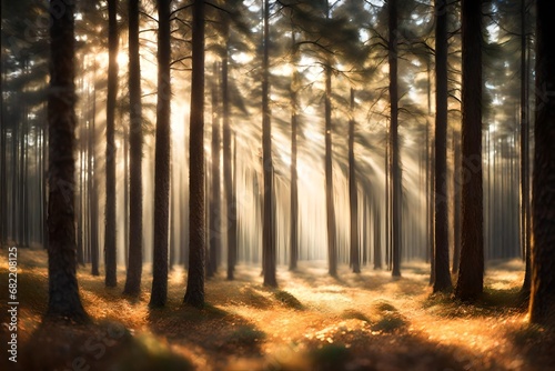 Light pine forest © Hamza