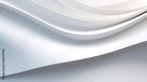 Abstract 3D Modern White Background [300DPI]