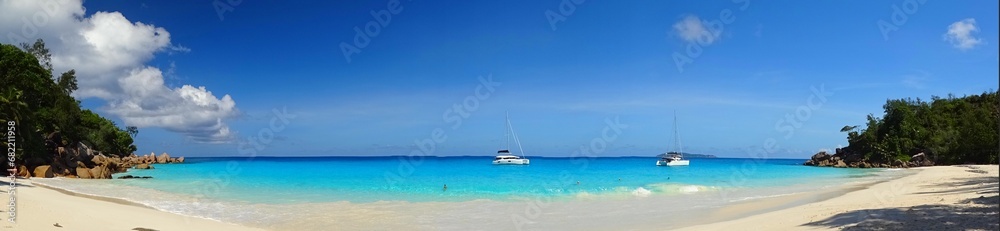 Seychelles, Praslin island, Anse Georgette beach Seychelles, Praslin island, Anse Georgette beach