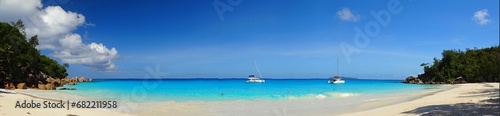 Seychelles, Praslin island, Anse Georgette beach photo