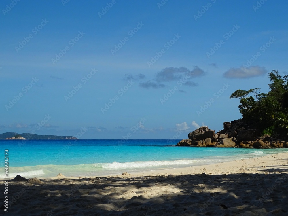 Seychelles, Praslin island, Anse Georgette beach