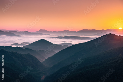 早朝の三越峠からの眺め © 安ちゃん