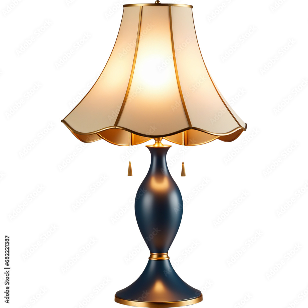 Realistic table lamp