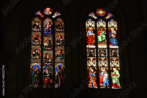 Lectoure Gers Cathédrale Saint Gervais Saint Protais vitraux