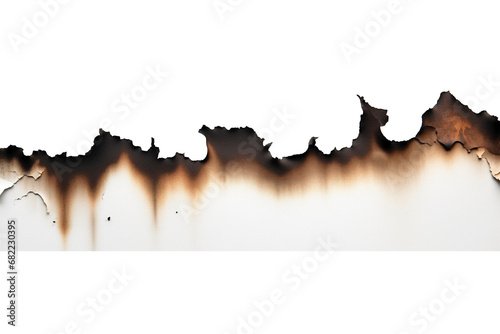 Wallpaper Mural Burnt edge paper on transparent background Torontodigital.ca