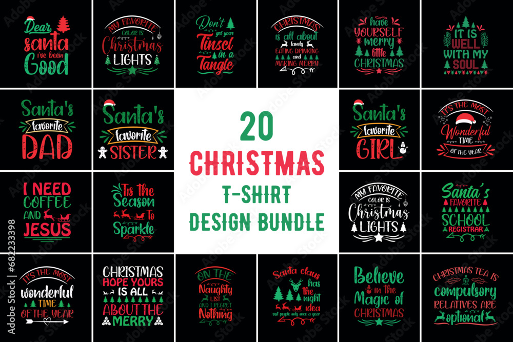 Christmas t-shirt design, Christmas t-shirt design bundle, Christmas t-shirt bundle,  t-shirt design
