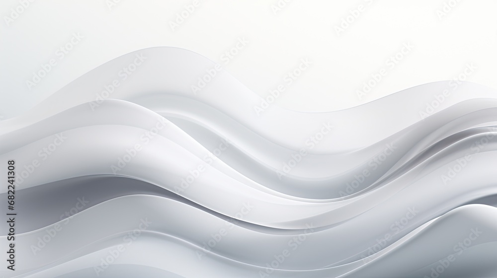 Obraz premium Silky White Backdrop Background Pattern Abstract Design