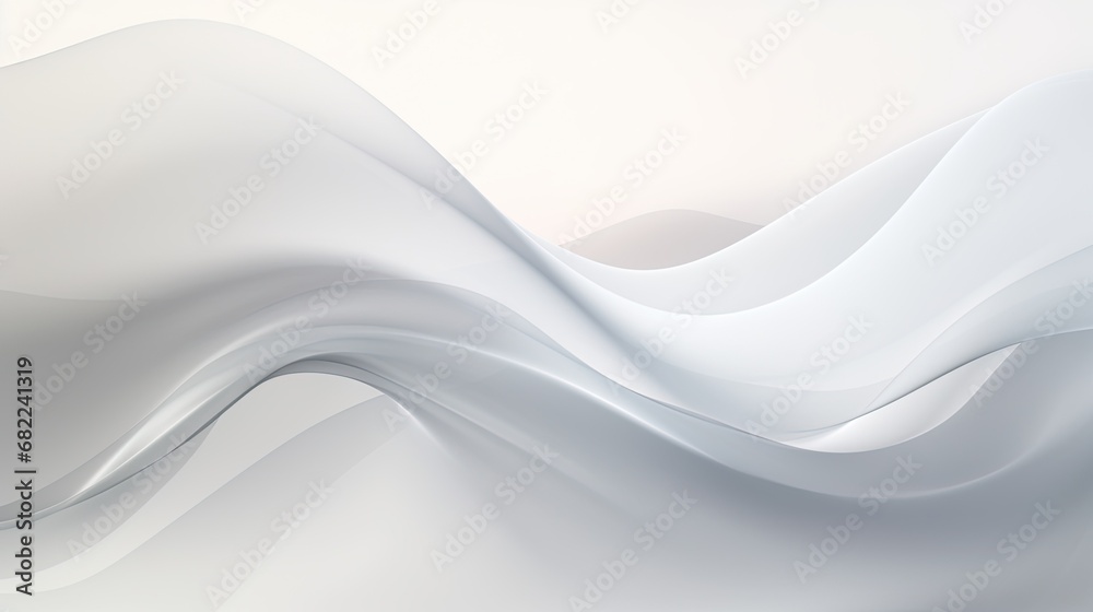 Obraz premium Silky White Backdrop Background Pattern Abstract Design