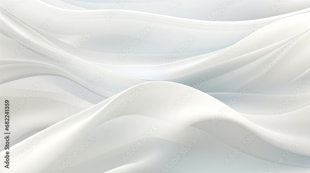 Obraz premium Silky White Backdrop Background Pattern Abstract Design