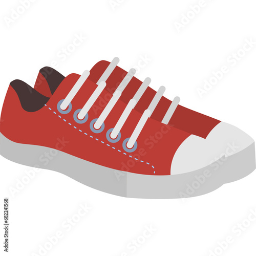 Female shoe vector fashion moccasins pair icon