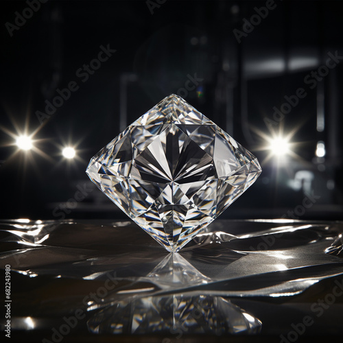commercial picture for diamonds, real photo created with Generative Ai
